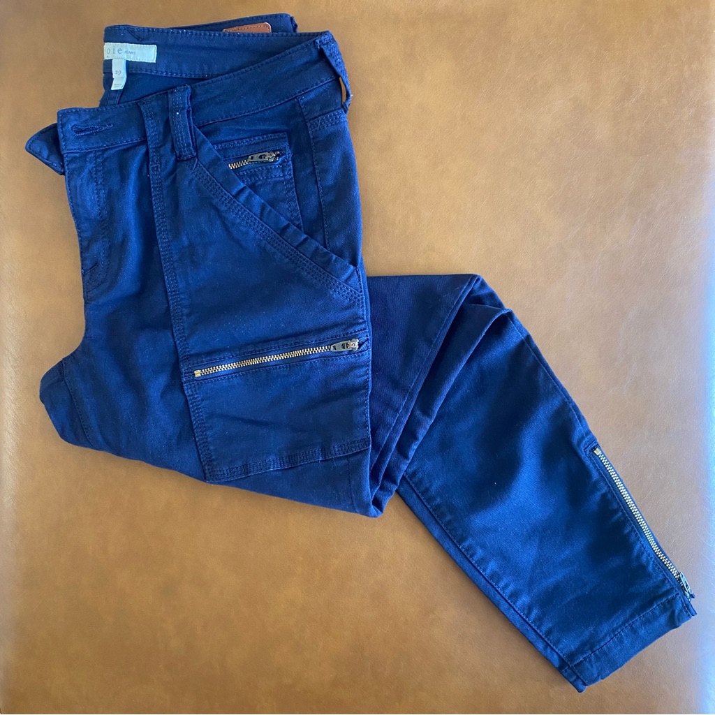 *Like New* Joie Park Skinny Pants In Navy Blue
